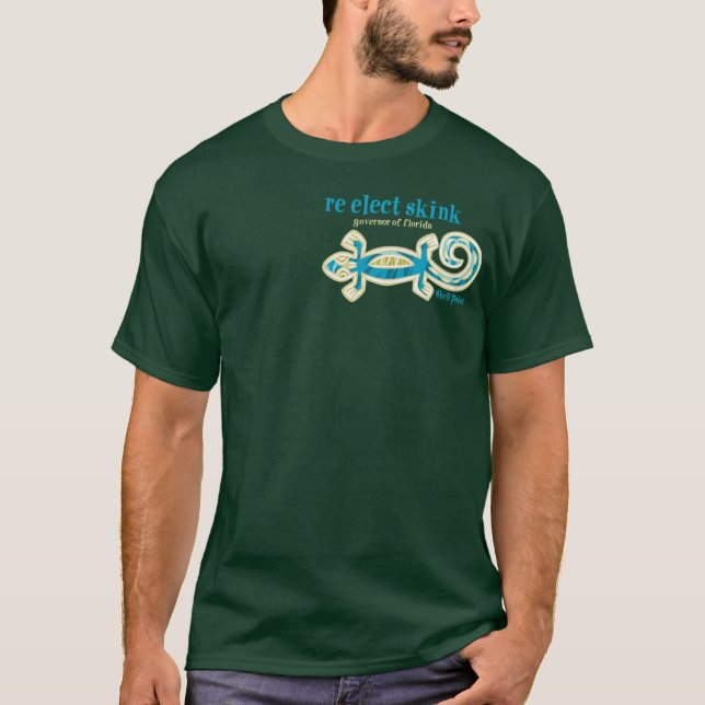 Camiseta reelija el skink (Anverso)