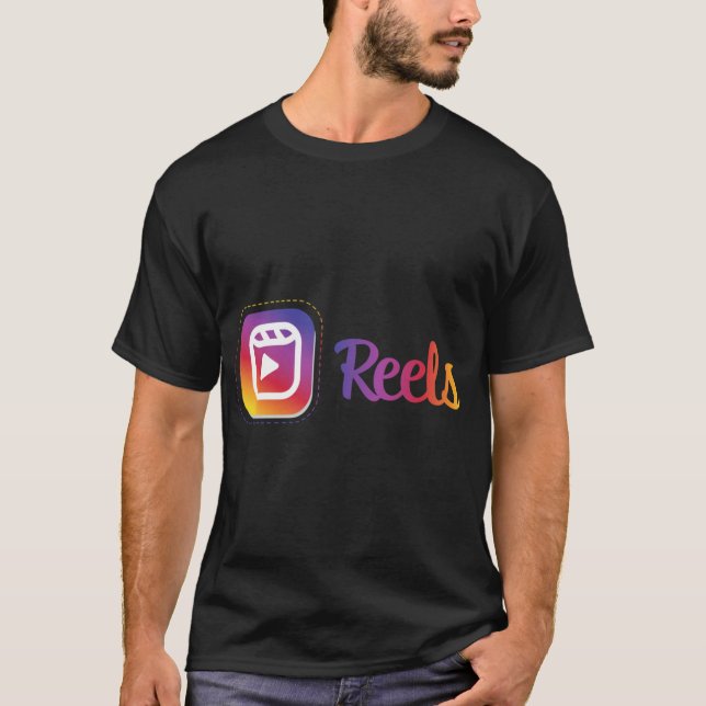 Camiseta Reels Instagram retro retro (Anverso)