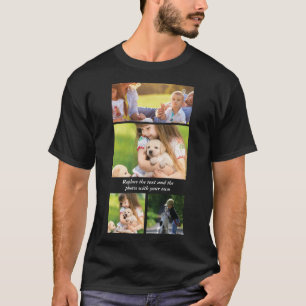 Camiseta Reemplaza texto y fotos con los tuyos