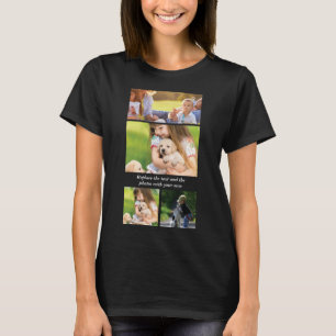 Camiseta Reemplazar texto y fotos con el suyo