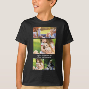 Camiseta Reemplazar texto y fotos con el suyo