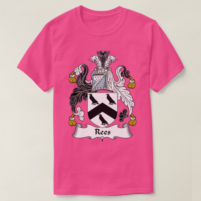 Camiseta Rees Coat of Arms Family Crest  (Diseño del anverso)