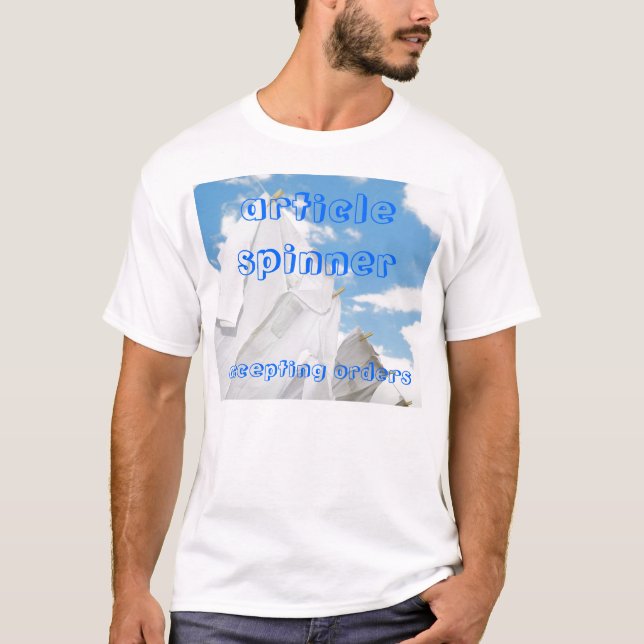 Camiseta Reescritor de artículos (Anverso)