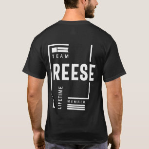 Camiseta Reese Personalized Name Birthday Gift