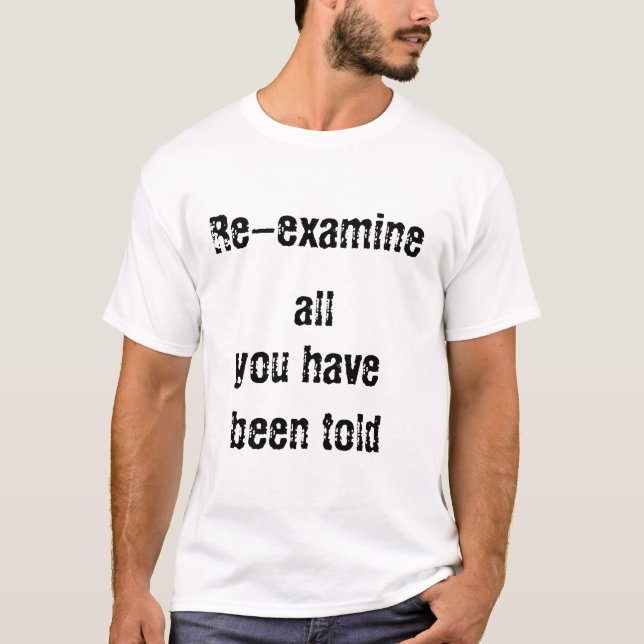Camiseta Reexamine (Anverso)