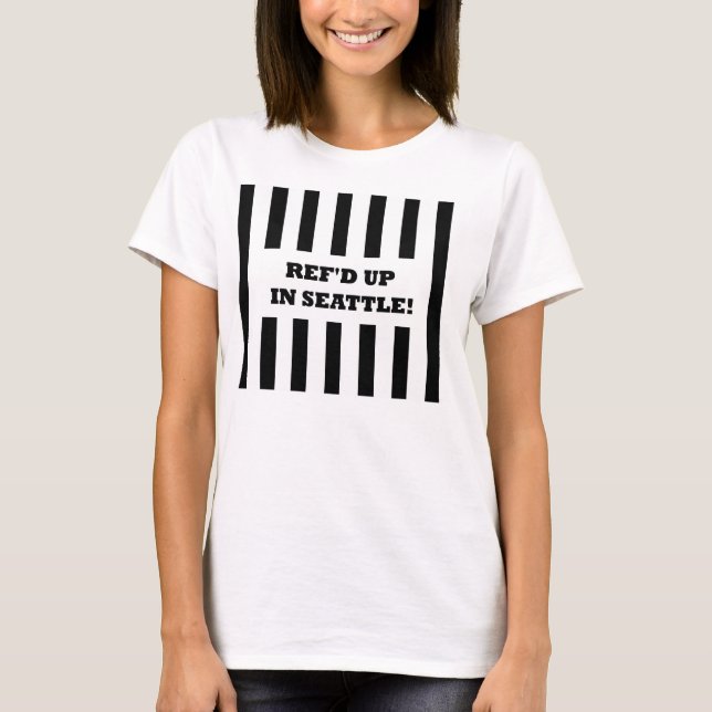 Camiseta Ref. d. en Seattle con el tee de árbitros de reemp (Anverso)