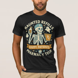 Camiseta Refibromas Felices Pacientes Farmacia Tech Hallo