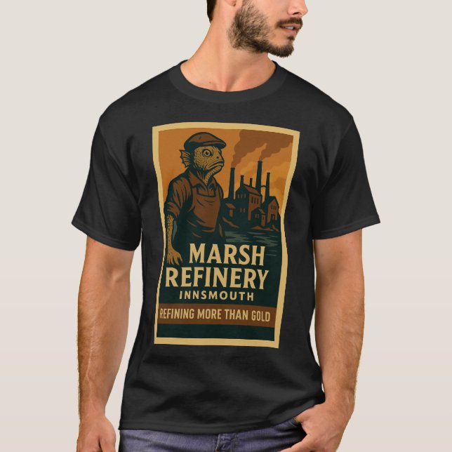 Camiseta Refinería de mariscos - Refinando más que oro (Anverso)