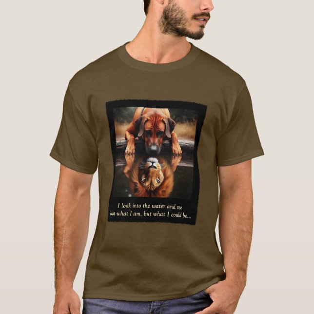 Camiseta Reflection of Strength Ridgeback Lion (Anverso)