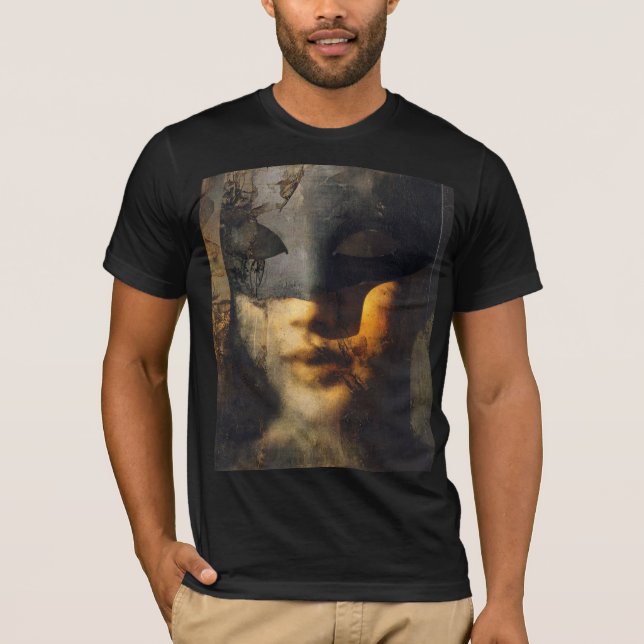 Camiseta Reflections of Intel — Gothic Surreal Wearable Art (Anverso)