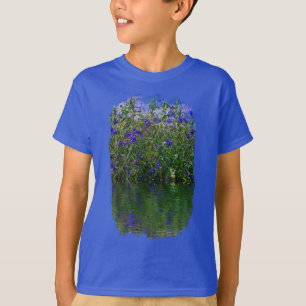 Camiseta Reflejo De Agua Azul Y Verde
