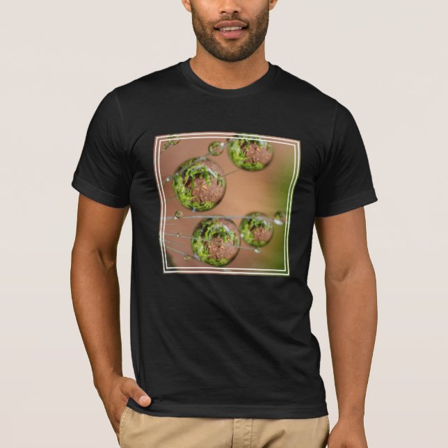 Camiseta Reflejo de gotas de agua (Anverso)