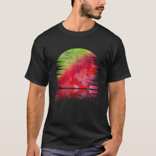 Camiseta Reflejo de sandía Verano tropical Fruta exótica W