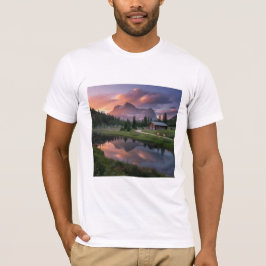 Camiseta Reflejos del amanecer alpino