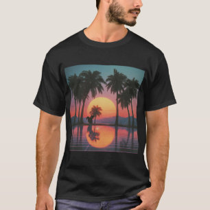 Camiseta Reflejos del Atardecer con Ardilla