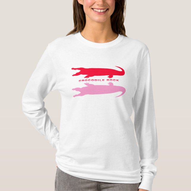 Camiseta Reflexión cocodrilo (rojo) (Anverso)