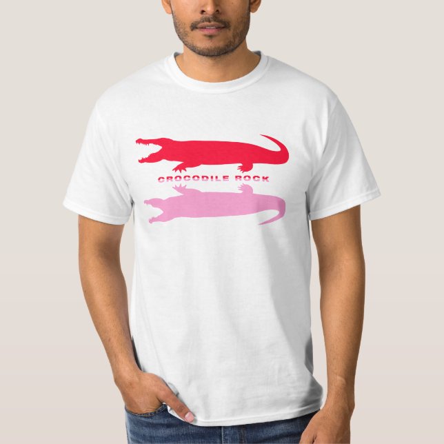 Camiseta Reflexión cocodrilo (rojo) (Anverso)