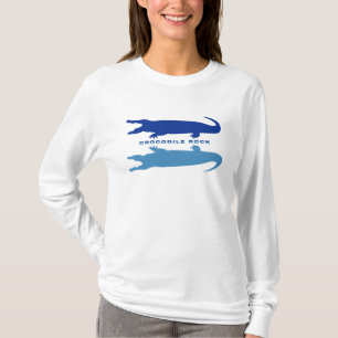 Camiseta Reflexión de cocodrilos (azul)