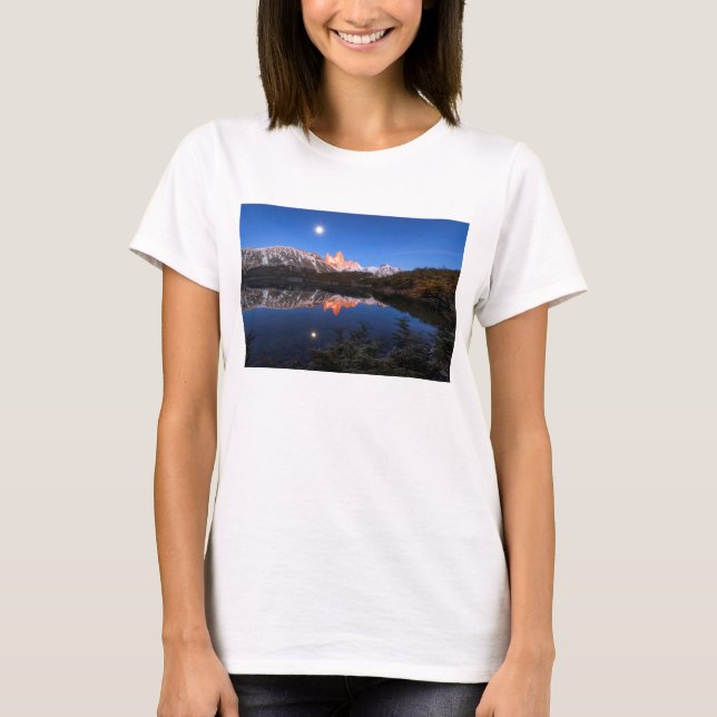 Camiseta Reflexión de Fitz Roy (Anverso)