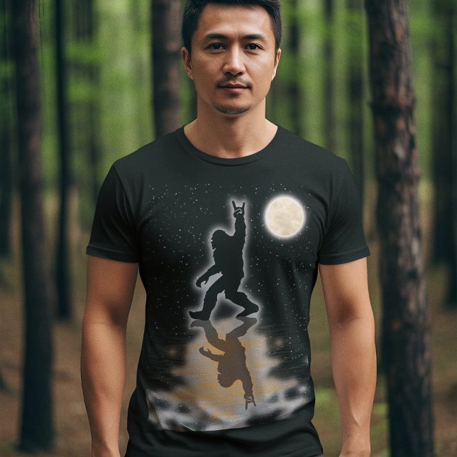 Camiseta Reflexión de Guay Sasquatch que muestra amor a sus (Subido por el creador)