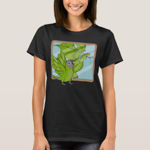 Camiseta Reflexión de loro y dragón en la cabeza dura de Co