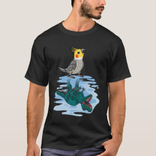 Camiseta Reflexión de loro y sexo en Cockatiel