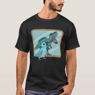 Camiseta Reflexión de loro y sexo I cuello de rinoceronte a