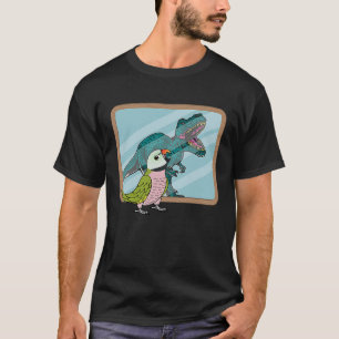Camiseta Reflexión de loro y sexo I Mustache Parakeet