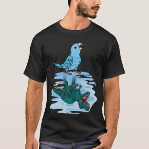 Camiseta Reflexión de loro y sexo I Parroquia azul