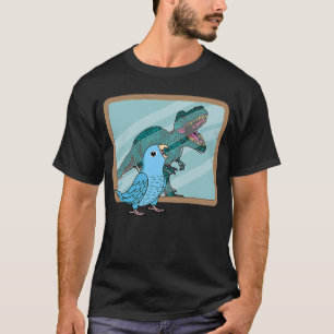 Camiseta Reflexión de loro y sexo I Parroquia azul
