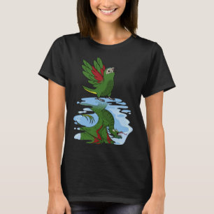 Camiseta Reflexión de loros y dragones en Hahns Macaw