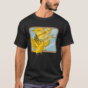 Camiseta Reflexión de loros y dragones I Bugie de Lutino am