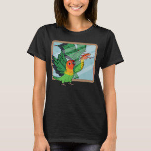 Camiseta Reflexión de loros y dragones I Fischers Lovebird