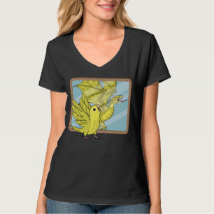 Camiseta Reflexión de loros y dragones I Parroquia amarilla