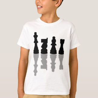 Camiseta Reflexión de los pedazos de ajedrez