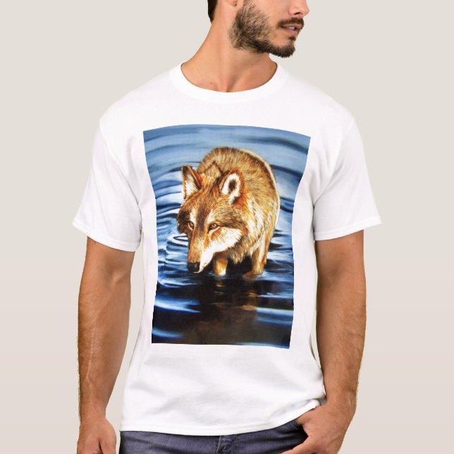 CAMISETA REFLEXIÓN DEL LOBO (Anverso)