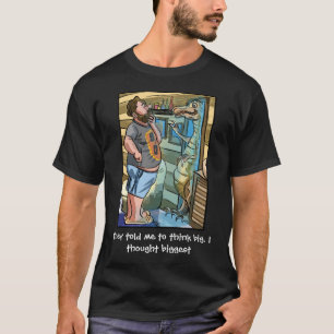 Camiseta Reflexión del T-Rex: Piensa más allá de lo grande
