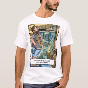 Camiseta Reflexión del T-Rex: Piensa más allá de lo grande
