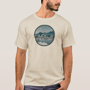 Camiseta Reflexión sobre el lago Chautauqua en Nueva York