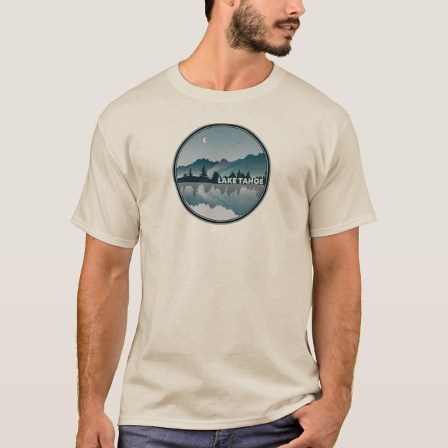 Camiseta Reflexión sobre el lago Tahoe California Nevada (Anverso)
