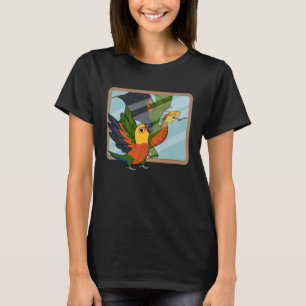 Camiseta Reflexión sobre el loro y el dragón en Jenday Conu