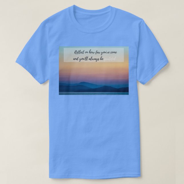 Camiseta Reflexión sobre la distancia que llega youx27ve (Diseño del anverso)