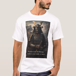 Camiseta “Reflexiona y delibera antes de hacer un movimient