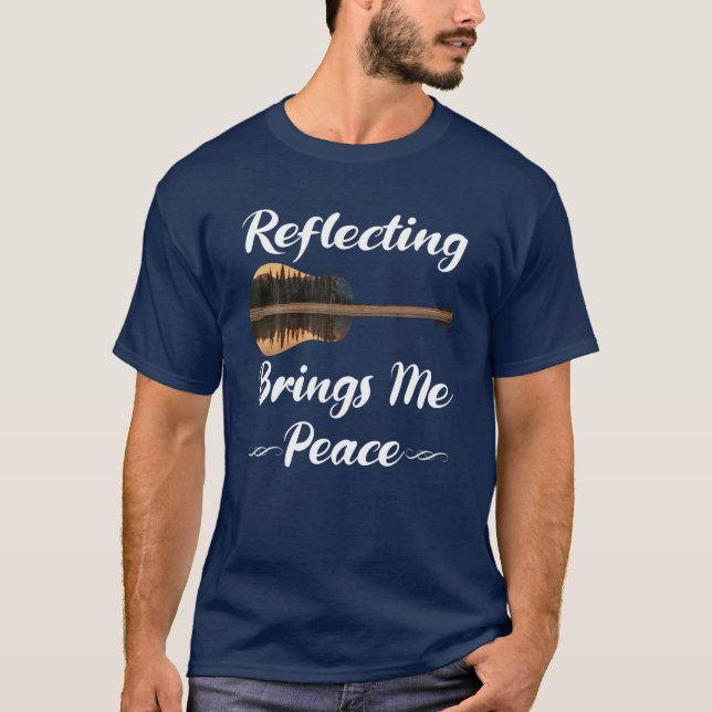 Camiseta Reflexionar me trae paz (Anverso)