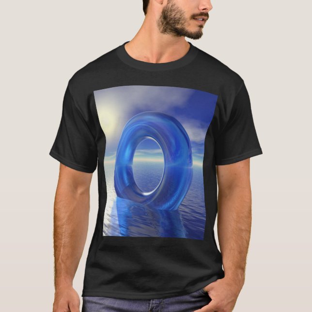 Camiseta Reflexiones azules (Anverso)