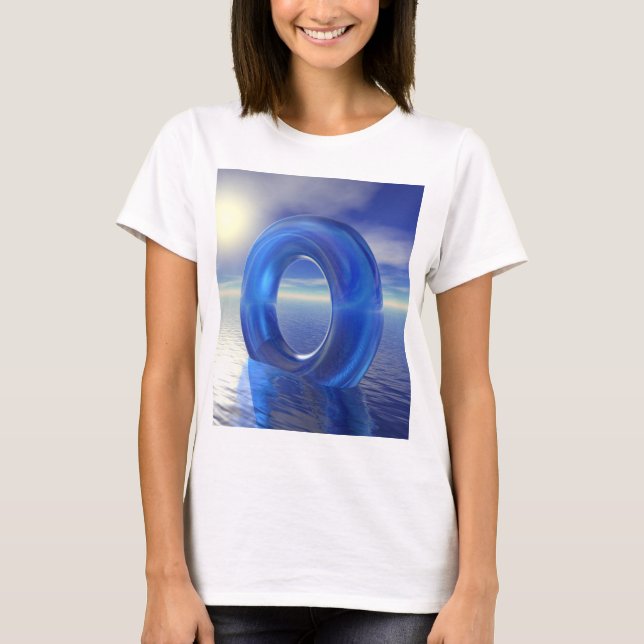 Camiseta Reflexiones azules (Anverso)