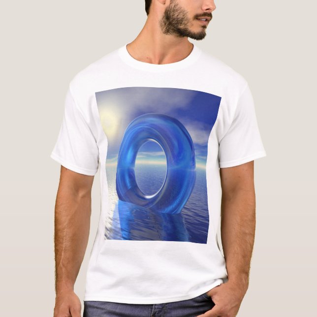 Camiseta Reflexiones azules (Anverso)