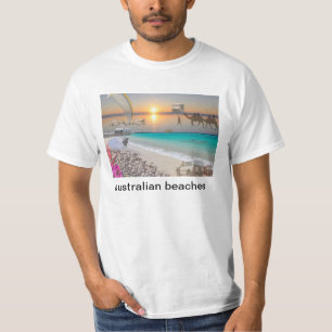 Camiseta REFLEXIONES de las playas del australiano de la