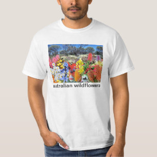 Camiseta REFLEXIONES de los wildflowers del australiano de