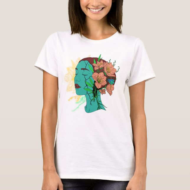Camiseta Reflexiones dentro del trabajo gráfico (Anverso)